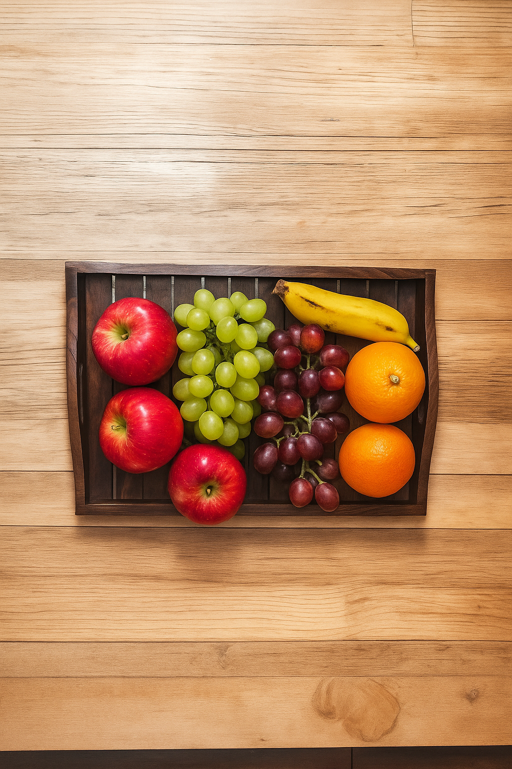 Handmade Sheesham Wood Serving Tray | Large / Small | Elegant Rustic Wooden Tray for Kitchen & Dining