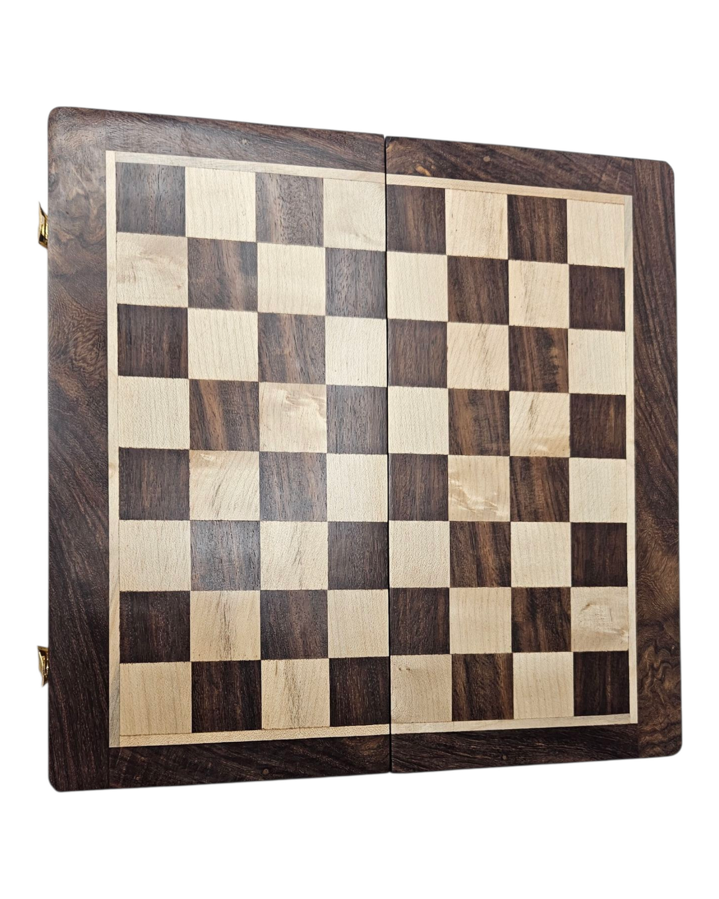 Handcrafted Sheesham Wood Magnetic Chess Board – Travel-Friendly & Elegant