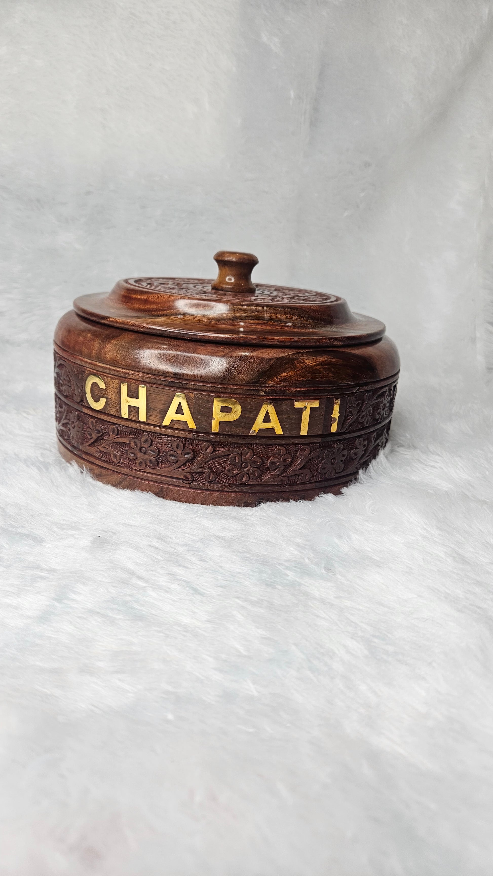 Front view of chapati box