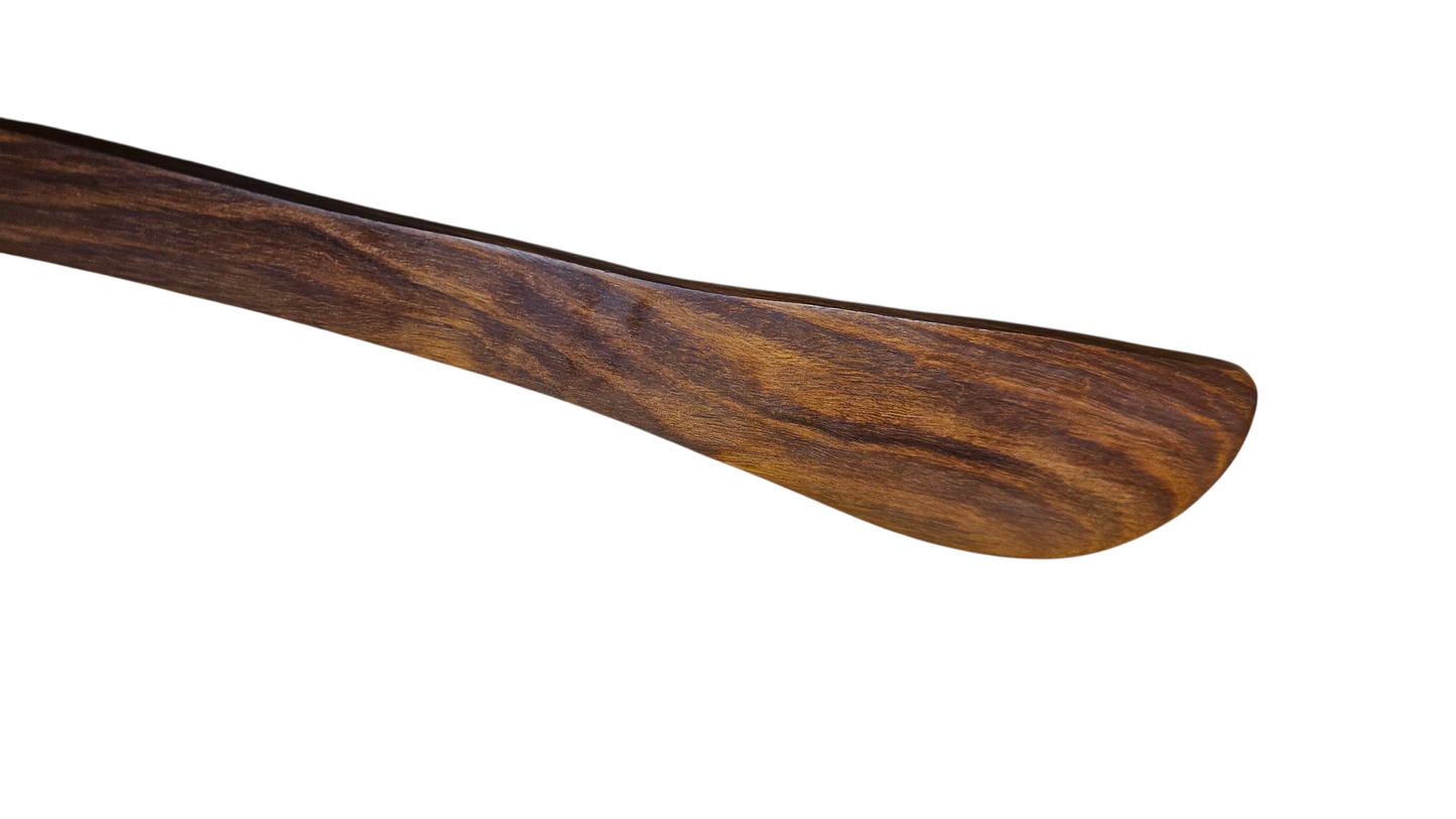Handcrafted Sheesham Wood Flat Cooking Spatula | Natural Wooden Turner