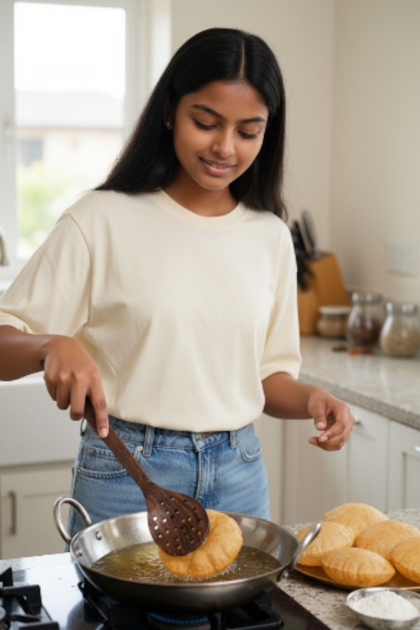 Handcrafted Sheesham Wood Perforated Spoon | Natural Wooden Strainer Ladle for Cooking