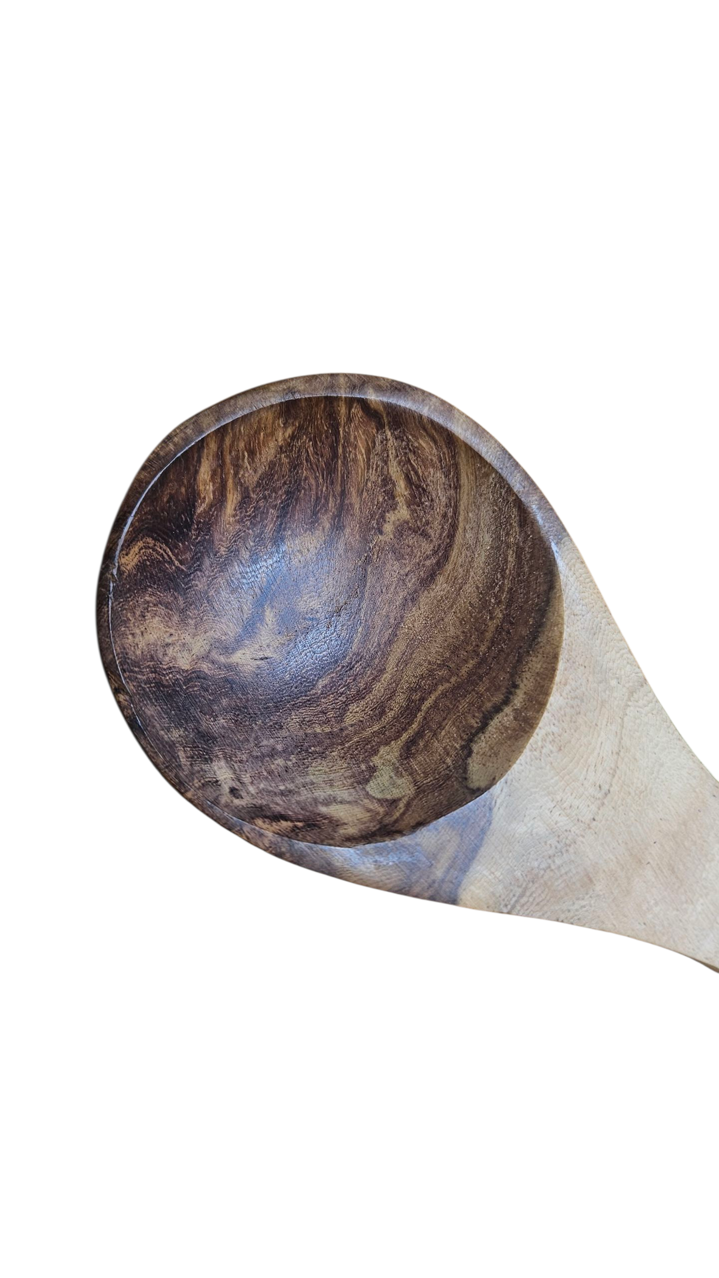 Handcrafted Sheesham Wood Cooking Ladle | Wooden Serving Spoon for Kitchen & Dining