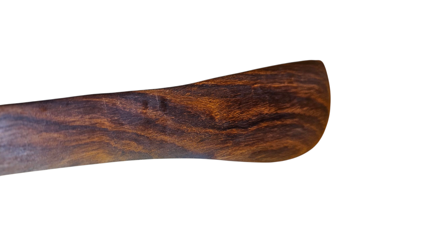 Handcrafted Sheesham Wood Flat Cooking Spatula | Natural Wooden Turner